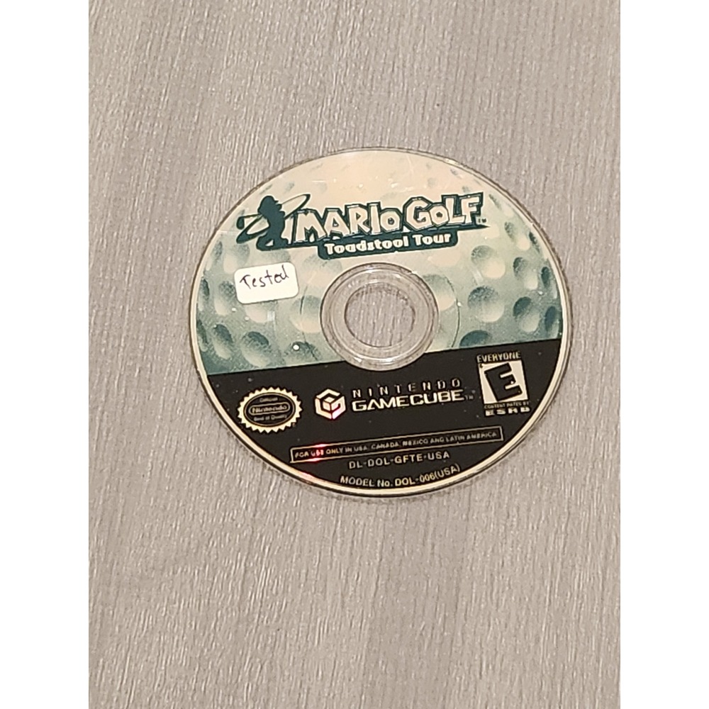 Mario Golf Toadstool Tour Nintendo GameCube Disc Only Tested